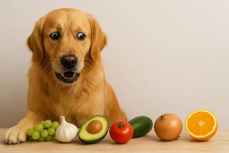 Qué frutas y verduras pueden comer los perros